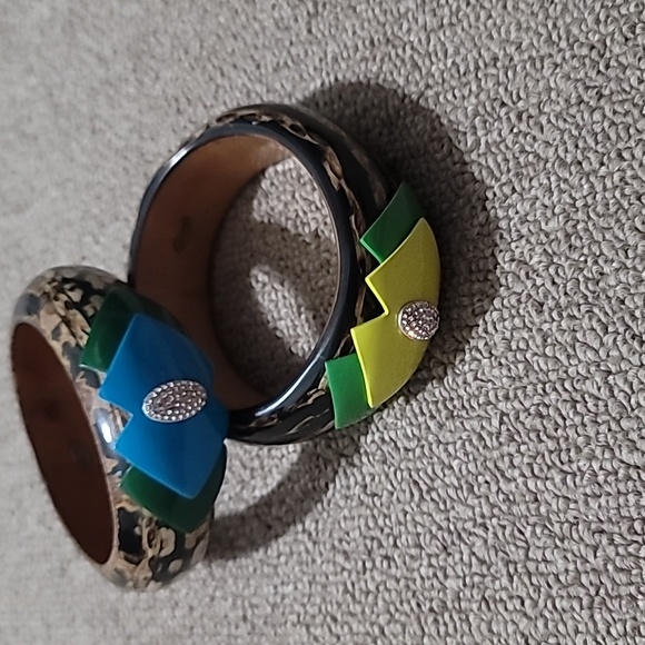 Lulu Frost Vintage Bracelets (one of a kind) FITS SMALL HANDS $150 The 2 Of Them - Picture 2 of 4